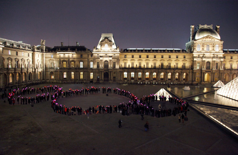 Rebirth-day at Musée du Louvre - Terzo Paradiso